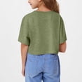 thumbnail image 3 of DecSea T-Shirts Courts d'Été pour Filles, Mode Enfants, Coupe Ample, Col Rond, Manches Courtes, T-Shirts Basiques, 3 of 8
