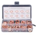 thumbnail image 1 of 200pcs Diesel Injector Copper Seal Washer Installation Set for Plant Marine etc, 1 of 8