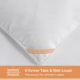 thumbnail image 3 of All Season Queen Comforter Set Soft Quilted Down Alternative Comforter+ Pillow Shams with Corner Tabs Winter Summer Warm Fluffy Machine Washable (Queen ), 3 of 7