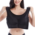 thumbnail image 4 of RKSTN Bras for Women Traceless Comfortable No Steel Ring High Elasticity Stretch 2PC Bras Solid Color Super Soft Breathable Gathering Plus Size Everydays Bras, 4 of 5