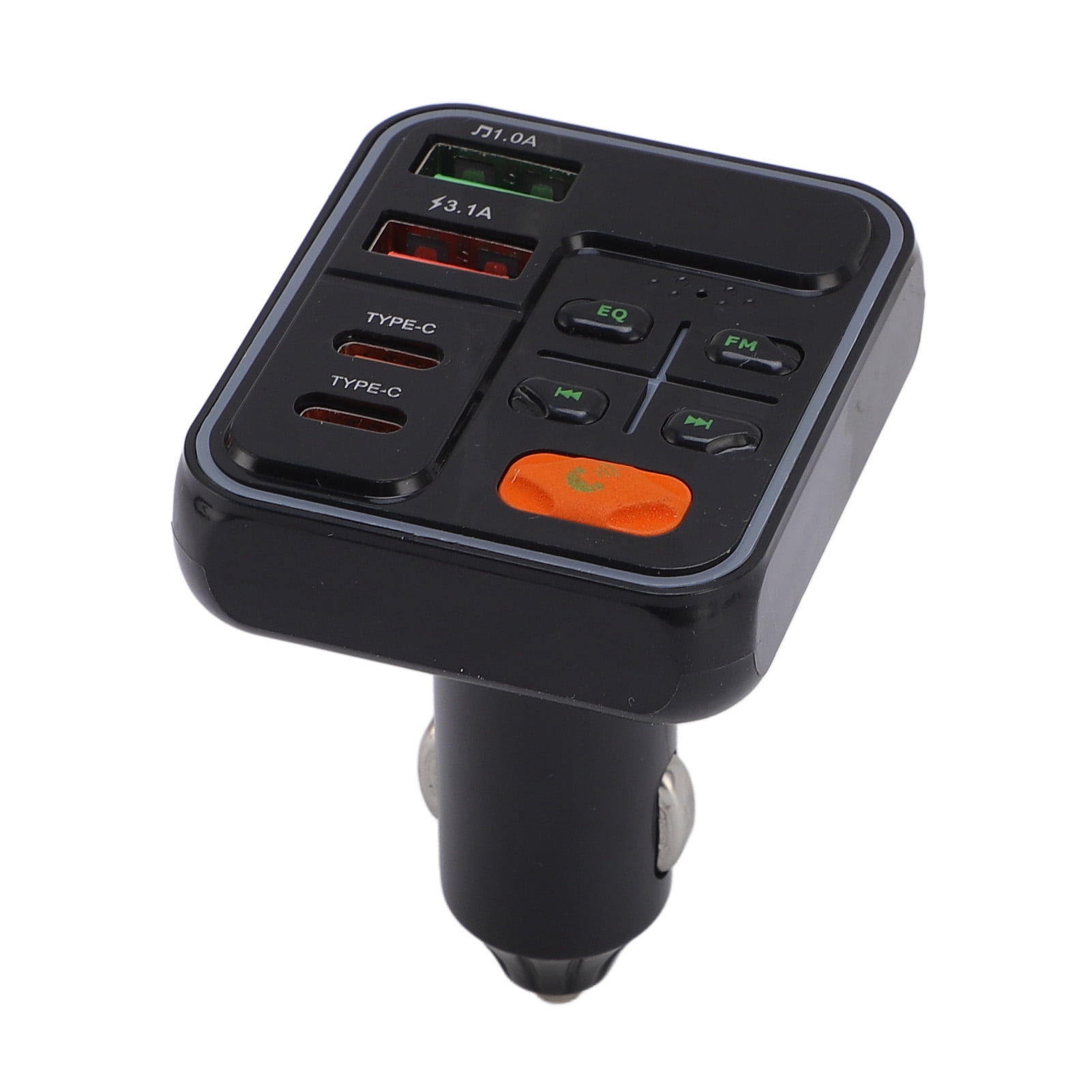 Car USB C  Adapter, Efficient Charging Stable Connection Car Charger Adapter DC12V To 24V MP3 Player  for Vehicle