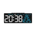 thumbnail image 2 of Birdeem Réveil Numérique, Réveil à Piles, Horloge Électronique Multifonctionnelle Affichage de la Date et de la Température Horloge Led Réveil Led, 2 of 6