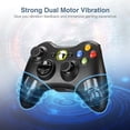 thumbnail image 2 of JUNWELL pour Microsoft Xbox 360 Manette Sans Fil Jouer Jeu Noir, 2 of 7