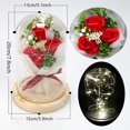 thumbnail image 3 of TIMIFIS Rose Bouquet Valentine'S Day Gift L Flower Glass Cover Led Light Gift Box, 3 of 3