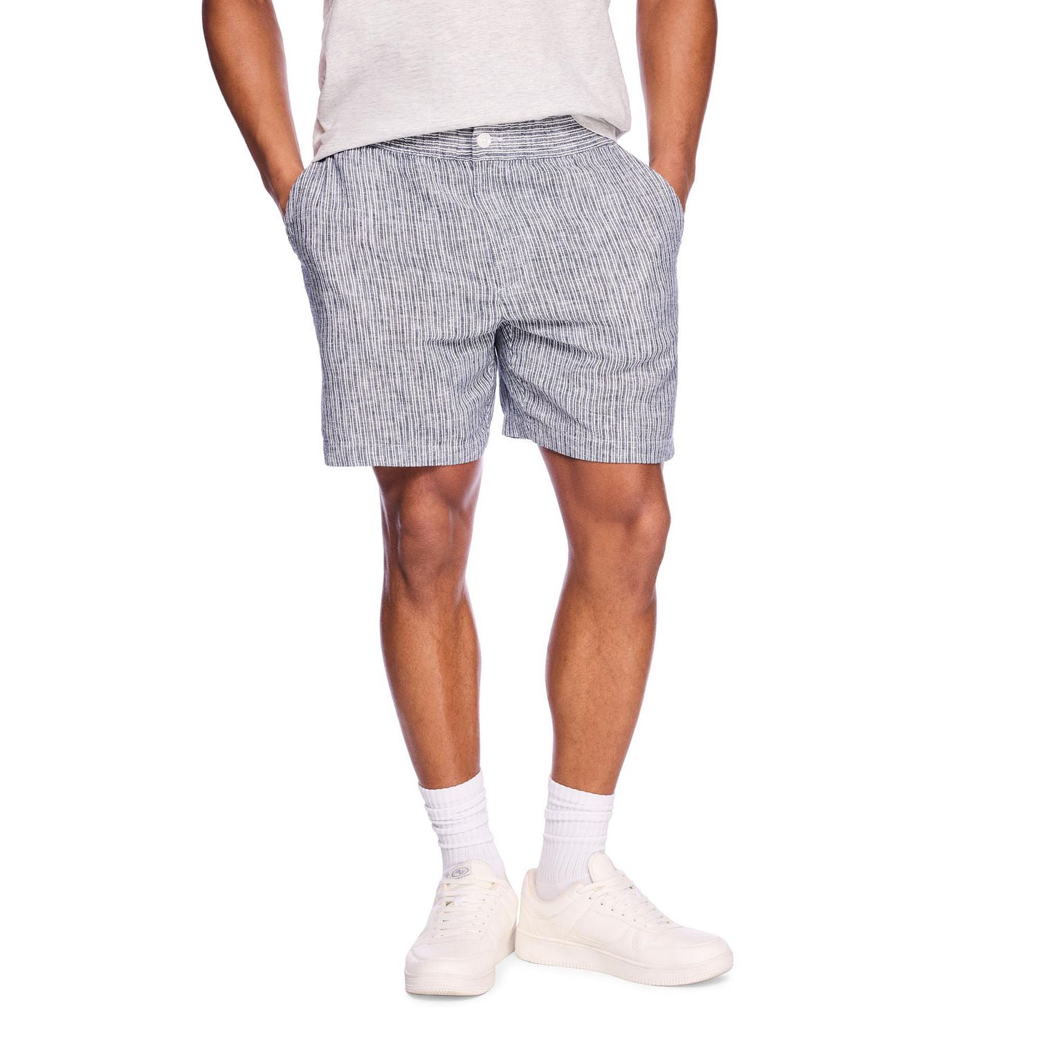 Short en mélange de lin George pour hommes
