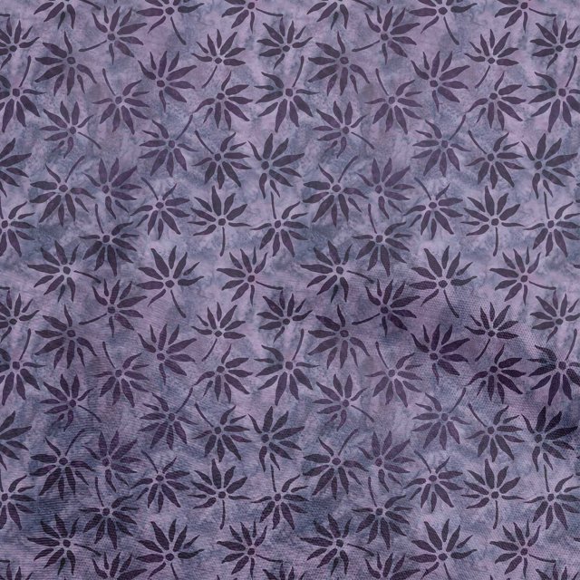 oneOone Viscose Chiffon Violet Fabric Asian Block Sewing Craft Projects Fabric Prints By Yard 42 Inch Wide