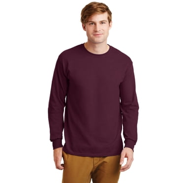Gildan T-Shirt à Manches Longues pour Hommes Ultra Cotton 100 % Coton G2400