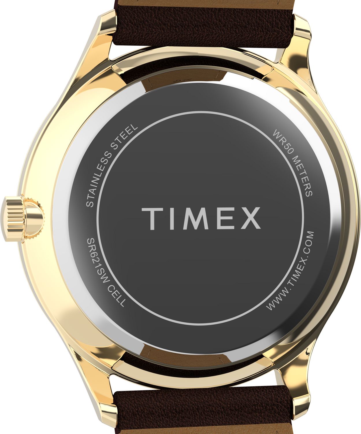 TIMEX® Modern Easy Reader® 40mm Leather Strap Watch