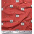 thumbnail image 1 of Soimoi polyester Crepe Fabric Gift Box & Hanging Ribbons Party Print Fabric by the Yard 42 Inch Wide, 1 of 3