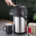 thumbnail image 3 of GRM Stainless Steel Airpot Hot & Cold Drink Dispenser, 3 of 4