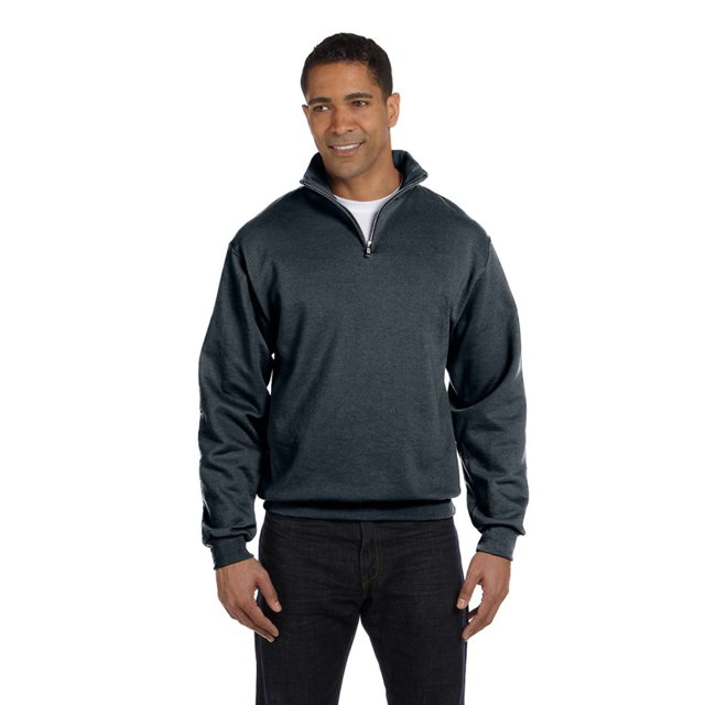 Jerzees Sweat-Shirt Adulte 8 oz. Col Cadet à Quart de Zip - 995M