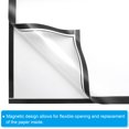 thumbnail image 3 of Unique Bargains 12"x17" Magnetic Display Frame A3 Adhesive Magnetic Sign Holder Black 5 Pack, 3 of 6