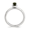 thumbnail image 2 of Bague en Argent Sterling Stackable Expressions Onyx Polie Taille 7, 2 of 3