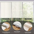 thumbnail image 3 of Cordless Zebra Blinds Roller Shades for Window-Dual Layer Sheer Blinds Light Control with Valance Day Night Privacy Light Filtering Fabric ; W x ; H (W.xHcm), 3 of 15