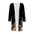 thumbnail image 4 of Long Sleeve Cardigan For Women Fall Open Front Cardigan With Pockets Casual Duster Lightweight Cardigan Sweater, 4 of 4