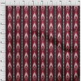 thumbnail image 3 of oneOone Viscose Chiffon Fabric Stripe & Geometric Ikat Print Fabric By Yard 42 Inch Wide, 3 of 4