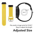 thumbnail image 3 of 26mm Silicone Watch Strap, Flexible Adjusted Replacement Wristband Strap, 3 of 8