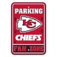 thumbnail image 1 of Kansas City Chiefs Plastic Parking Sign - Fan Zone, 1 of 1