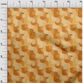 thumbnail image 3 of oneOone Cotton Flex Yellow Fabric Abstract Sewing Craft Projects Fabric Prints By Yard 40 Inch Wide, 3 of 4