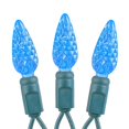thumbnail image 4 of Novelty Lights 70 Light C6 LED Christmas Mini Light Set, Commercial Grade Outdoor String Lights, Blue, Green Wire, 24 Feet, 4 of 7