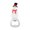 Blanc2, variante sur Ouvre-bouteille de Noël en Acier Inoxydable, Ouvre-Bouteille de Vin avec Dos Magnétique pour Réfrigérateur, Retire-Capuchon de Bière pour Maison, Cuisine, Bar, Fête, Autocollant Magnétique en Silicone pour Décor Festif