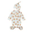thumbnail image 1 of MesaSe Kids Cartoon Patterns Print  Neck Long Sleeve Sleepwear Cap, 1 of 6