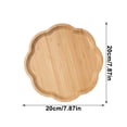 thumbnail image 3 of Dvruxg Bamboo Multi-Purpose Serving Tray, Wooden Fruit & Snack Platter, Splinter-Free Kitchen Storage Organizer for Parties & Everyday Use, 3 of 5