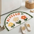 thumbnail image 4 of Birdeem Premium Thickened Semi-Circular Shower Mat - Water Absorbent Non-Slip Bathroom Rug for Doorway Toilet Washroom and Bathroom Entrance - Ensuring Comfort, 4 of 12