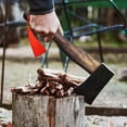 thumbnail image 4 of PEONAVET Axe Handle Wooden Axe Handle Spare Axe Handle Red Rope Luck Axe Handle, 4 of 6