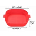 thumbnail image 3 of TIMIFIS Air Doublures en Silicone pour Friteuse à Chaud Essentiels de Cuisine Casserole en Silicone pour Friteuse à Air Chaud Doublures Rondes Réutilisables pour Panier de Friteuse à Air Accessoires - Remplacement des Doublures en Papier Parchemin -[7.5 Pouces] Essentiels pour Appartement, 3 of 5