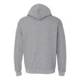 thumbnail image 2 of Gildan Mens Heavy Blend Hooded Sweatshirt, 4XL, Graphite Heather, 2 of 2