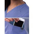 thumbnail image 4 of Adar Pro Scrubs For Women - Tailored Peplum Scrub Top, 4 of 6