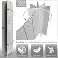 thumbnail image 4 of Sorbus 6 Panel Room Divider Tall Privacy Partition Screen Extra Wide Double Hinged Mesh Hand-Woven Folding Wall Divider - 6ft, 4 of 7