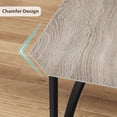 thumbnail image 4 of 3-Piece Dining Table for 2 with Ultra Comfortable PU Cushion, Small Table and Chairs Set for Kitchen and Apartment, 4 of 5