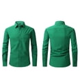 thumbnail image 1 of Dress Shirts for Men with Pocket Long Sleeve Big & Tall Tshirts Shirt Button-Down Collared Wrinkle-Free Solid Color Business Work Tops, 1 of 5