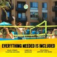 thumbnail image 4 of Vivere CROSSNET H2O Volleyball Pool Game 4 Square Net Portable Outdoor Water Toy, 4 of 9