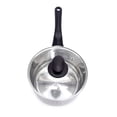 thumbnail image 3 of Starbasix Casserole en Acier Inoxydable de 2,3L (2,4Qt) avec couvercle, Acier inoxydable durable, Compatible avec l'induction, Va au four, Va au lave-vaisselle, Argenté, 3 of 3