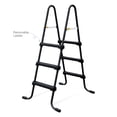 thumbnail image 2 of Funsicle 36" SureStep 3 Stair Outdoor Above-Ground Swimming Pool Ladder, Black, 2 of 6