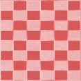 thumbnail image 1 of Ahgly Company Machine Washable Indoor Square Transitional Pastel Pink Area Rugs, 4' Square, 1 of 7
