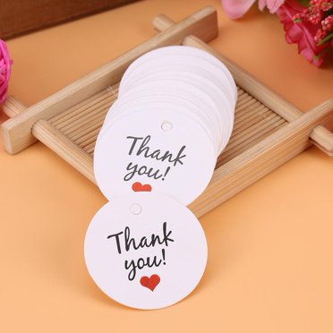 Rdeghly 100pcs White Handmade Hang Label Wedding Favor Gift Dessert Tags Clothing Jewelry Price Tag,Wedding Favor Tags, Wedding Gift Tag