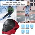 thumbnail image 2 of LSLJS Children Protective Gear for Teenagers Skateboards Roller Skating Bikes Riding Protective Gear Skating 6-piece Set Home Accessories, 2 of 6
