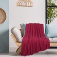 thumbnail image 4 of Unique Bargains Cotton Blanket Decorative Cable Knitted Throw Soft Knit Blankets, 4 of 10