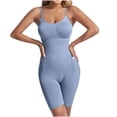 thumbnail image 1 of Dealovy Bodysuit for Women Belly Control Shapewear Jumpsuits Spaghetti Strap Seamless Workout Base Layer Romper, 1 of 4