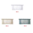 thumbnail image 2 of Lace Cafe Kitchen Ruffle Window Drape Valance Semi Transparent Voile Curtains Window Treatment, 2 of 8