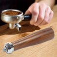 thumbnail image 3 of Poignée en Bois Massif Outils de Remplacement Réutilisables Artisanat Professionnel Porte-Filtre Poignée de Fichier pour barista et Machine à Café Classique, 3 of 8