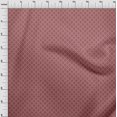 thumbnail image 4 of oneOone Silk Tabby Dark Rose Brown Fabric Geometric Craft Projects Decor Fabric Printed By The Yard 42 Inch Wide, 4 of 4