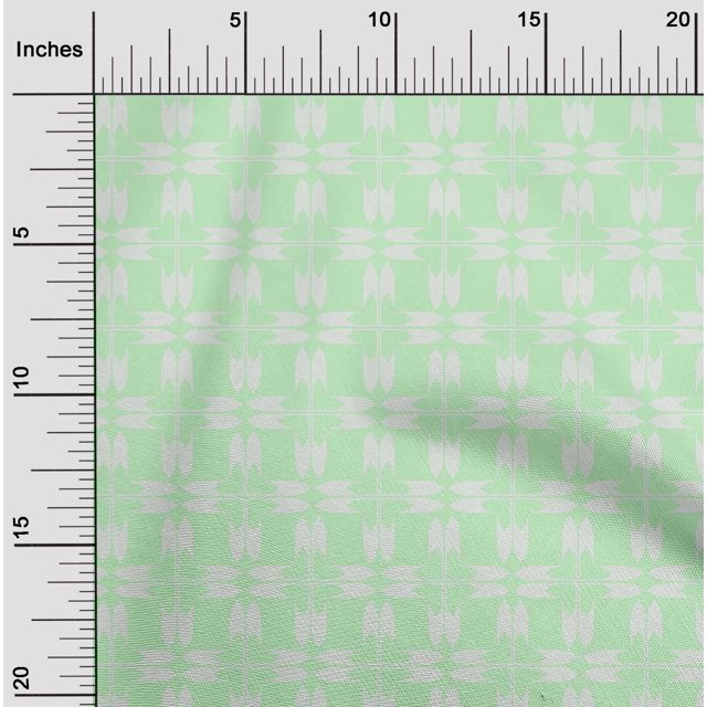 oneOone Cotton Poplin Fabric Arrow Sign Kasuri Print Fabric BTY 56 Inch Wide