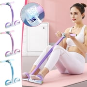 TTJ Resistance Bands for Women Bands for Working out Fitness Resistance Bands-4 Tube Pedal Ankle Puller 2026 Upgrade Stretch Bands for Exercise Sit Up Exercise Equipment