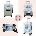 thumbnail image 4 of Travel Luggage Cover Suitcase Protector Fits 18-32 Inch Luggage Wheel Covers Patterned Travel Related Items Flower Luggage Protector Elastic Luggage Anti-scratch Suitcase Cover XL, 4 of 5