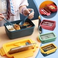 thumbnail image 1 of Vaidha Children's Lunch Box Water Cup Set Sealed Leak-Proof Compartment Lunch Box Lunch, 1 of 5
